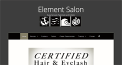 Desktop Screenshot of element-salon.com